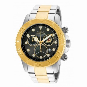 Invicta Pro Diver Black Gunmetal Dial Men's Chronograph Watch 20347