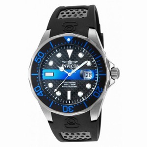 Invicta Pro Diver Blue Dial Black Polyurethane Men's Watch 14838