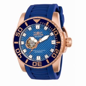 Invicta Pro Diver Blue Dial Blue Polyurethane Men's Watch 14683