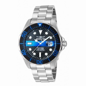Invicta Pro Diver Carbon Fiber Dial Stainless Steel Men's Watch 14702