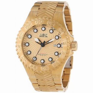 Invicta Pro Diver Champagne Dial Gold Ion-plated Men's Watch 12922