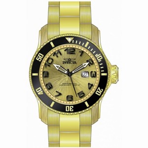 Invicta Pro Diver Champagne Dial Gold-plated Men's Watch 15350