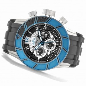 Invicta Pro Diver Chronograph Black Dial Black Blue PVD Men's Watch 14026