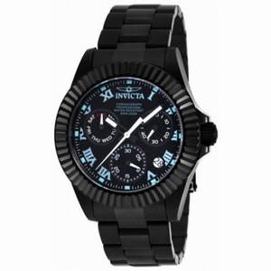 Invicta Pro Diver Chronograph Black Dial Black Ion-plated Men's Watch 16846