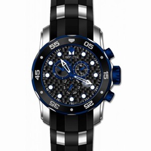 Invicta Pro Diver Chronograph Black Dial Black Rubber Men's Watch 17878