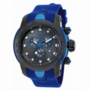 Invicta Pro Diver Chronograph Black Dial Blue Silicone Men's Watch 18028