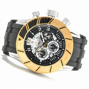 Invicta Pro Diver Chronograph Black Dial Gold-tone PVD Men's Watch 14024