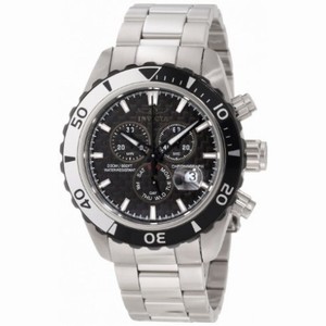 Invicta Pro Diver Chronograph Black Dial Stainless Steel Men's Watch 12860