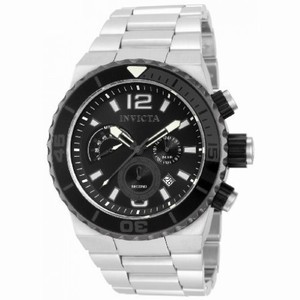 Invicta Pro Diver Chronograph Black Dial Stainless Steel Men's Watch 12998