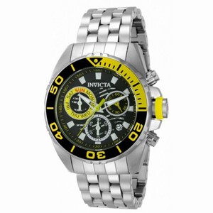 Invicta Pro Diver Chronograph Black Dial Stainless Steel Men's Watch 14723