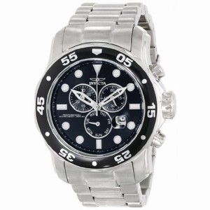 Invicta Pro Diver Chronograph Black Dial Stainless Steel Men's Watch 15081