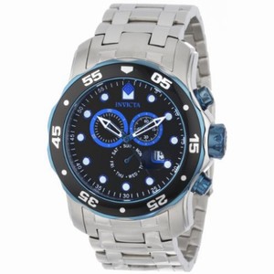 Invicta Pro Diver Chronograph Black Dial Stainless Steel Men's Watch 80042