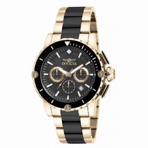 Invicta Pro Diver Chronograph Black Dial Two-tone Men's Watch 15402