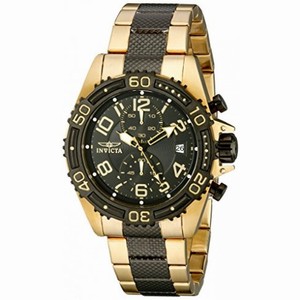 Invicta Pro Diver Chronograph Black Dial Two-tone Men's Watch 15422