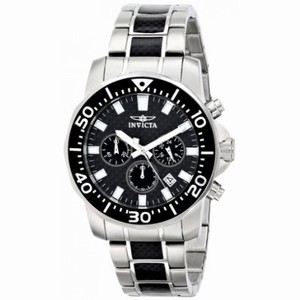 Invicta Pro Diver Chronograph Black Dial Two-tone Men's Watch 17253