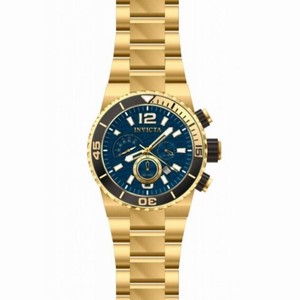 Invicta Pro Diver Chronograph Blue Dial Gold-plated Men's Watch 80245
