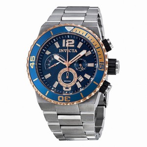 Invicta Pro Diver Chronograph Blue Dial Stainless Steel Men's Watch 12996