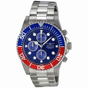 Invicta Pro Diver Chronograph Blue Dial Stainless Steel Men's Watch 1771