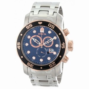 Invicta Pro Diver Chronograph Blue Dial Stainless Steel Men's Watch 80038