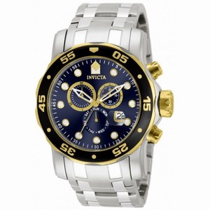 Invicta Pro Diver Chronograph Blue Dial Stainless Steel Men's Watch 80041