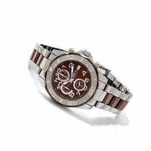 Invicta Pro Diver Chronograph Brown Dial Stainless Steel and Ceramic Men's Watch 1249