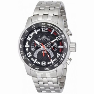 Invicta Pro Diver Chronograph Carbon Fiber Dial Stainless Streel Men's Watch 16068