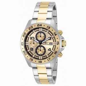 Invicta Pro Diver Chronograph Gold Dial Two-tone Men's Watch 13867