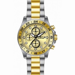 Invicta Pro Diver Chronograph Gold Dial Two-tone Men's Watch 15207