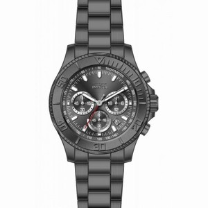 Invicta Pro Diver Chronograph Gunmetal Dial Gunmetal Ion-plated Men's Watch 17371