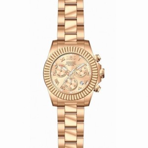 Invicta Pro Diver Chronograph Rose Dial Rose Gold-tone Men's Watch 16345