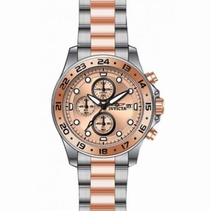 Invicta Pro Diver Chronograph Rose Dial Two-tone Men's Watch 15208