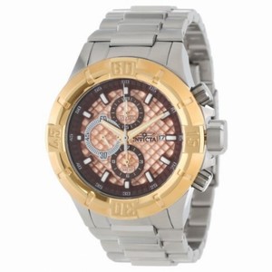 Invicta Pro Diver Chronograph Rose Textured Dial Stainless Steel Men's Watch 12372