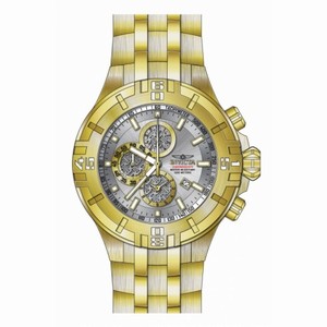 Invicta Pro Diver Chronograph Silver Dial Gold Ion-plated Men's Watch 15548