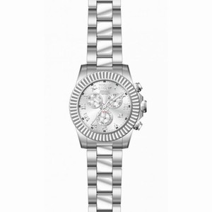 Invicta Pro Diver Chronograph Silver Dial Stainless Steel Ladies Watch 18957
