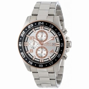 Invicta Pro Diver Chronograph Silver Dial Stainless Steel Men's Watch 1