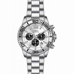Invicta Pro Diver Chronograph Silver Dial Stainless Steel Men's Watch 17395