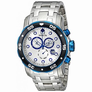 Invicta Pro Diver Chronograph Silver Dial Stainless Steel Men's Watch 80043