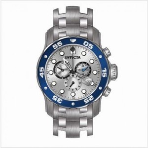 Invicta Pro Diver Chronograph Silver Dial Stainless Steel Men's Watch 80058