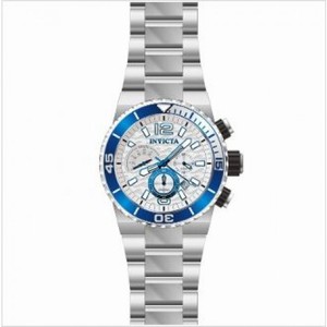 Invicta Pro Diver Chronograph Silver Dial Stainless Steel Men's Watch 80242