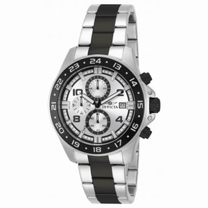 Invicta Pro Diver Chronograph Silver Dial Two-tone Men's Watch 13869