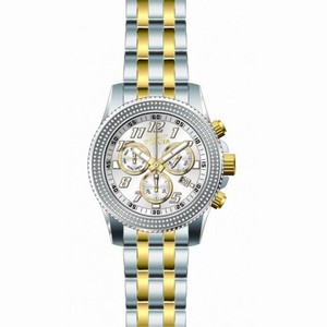 Invicta Pro Diver Chronograph Silver Dial Two-tone Men's Watch 16261
