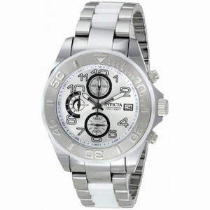 Invicta Pro Diver Chronograph Silver-tone Dial Stainless Steel Men's Watch 1250