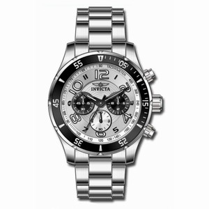 Invicta Pro Diver Chronograph Silver-tone Dial Stainless Steel Men's Watch 12912