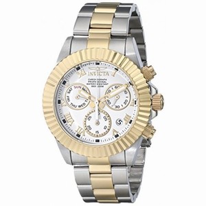 Invicta Pro Diver Chronograph White Dial Two-tone Men's Watch 16439