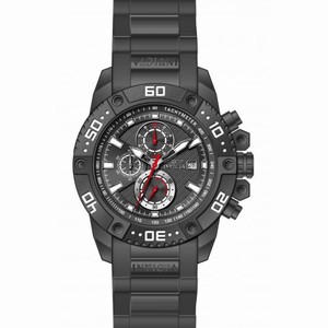 Invicta Pro Diver Chroonograph Grey Dial Grey Polyurethane Men's Watch 21777