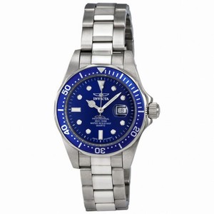 Invicta Pro Diver Collection Blue Dial Stainless Steel Ladies Watch 4863