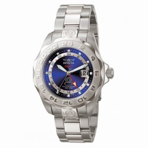 Invicta Pro Diver Collection Grand GMT Blue Dial Stainless Steel Men's Watch 5124