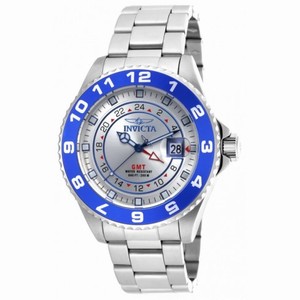 Invicta Pro Diver GMT Silver Dial Stainless Steel Men's Watch 18240