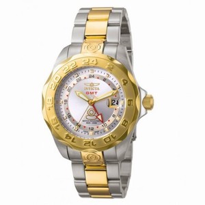 Invicta Pro Diver GMT Silver Dial Two-tone Men's Watch 5127