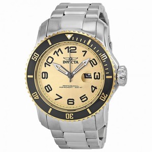 Invicta Pro Diver Gold Dial Stainless Steel Men's Watch 15074